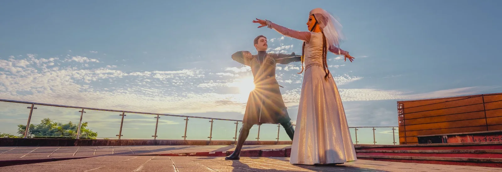 Georgian folklore dance show
